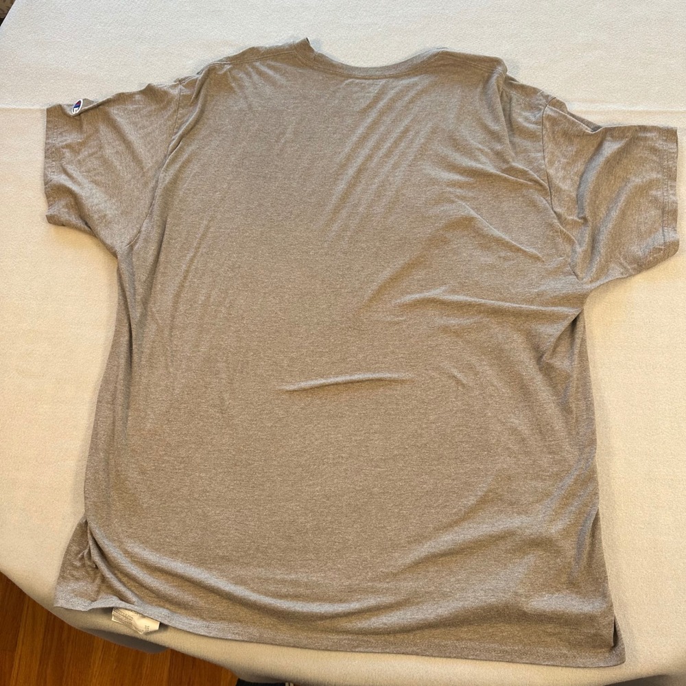 Champion T-Shirt Mens 2XL Brown Duke Blue Devils Basketball Graphic Tee TriBlend - Picture 7 of 9